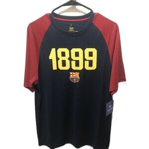 1899 FC Barcelona UEFA Soccer Short Sleeve Training Shirt Mens Size Large